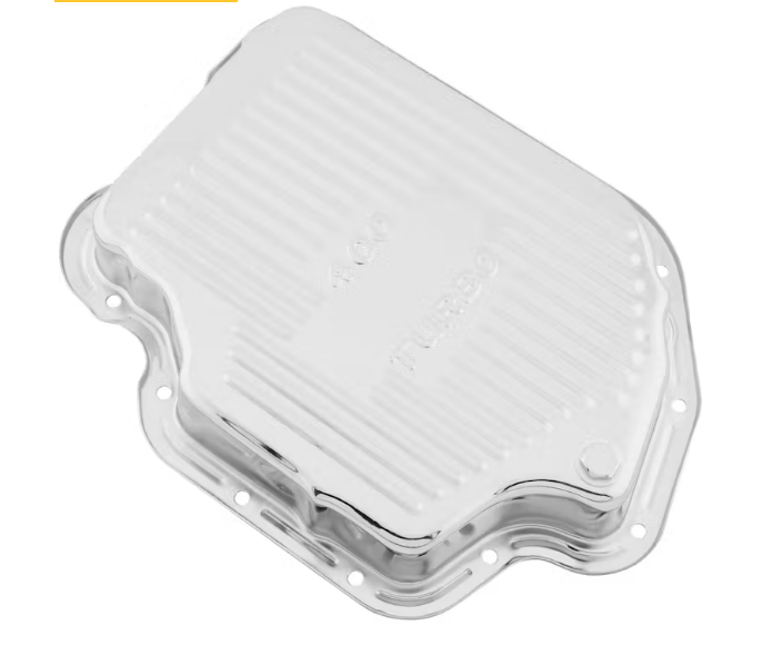 TH400 Trans Pan/Sump Chrome Steel.